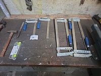 (13x) diverse handgereedschap ridgid, meetklok