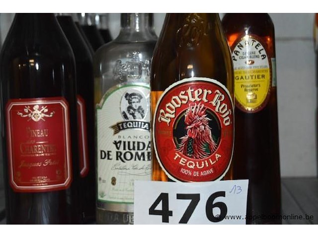 13x fles diverse gedistilleerde dranken, diverse merken - afbeelding 2 van  3