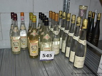 13x fles eau de vie, wo. 5x morand (kirsch vieux, abricotine du valais, golden delicacies), 8x f & e grimback (coing, framboise grande reserve, mirabelle reserve), 70cl - afbeelding 1 van  3