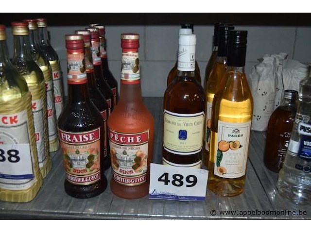 13x fles likeur en zoete wijn, diverse merken, 2013, 70-75cl - afbeelding 1 van  4