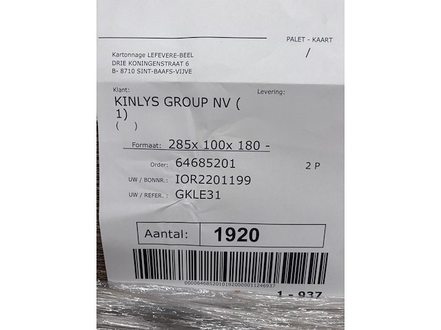 13x pallet diverse kartonnen dozen - afbeelding 4 van  6