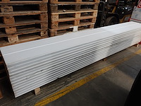 13x paneel voor garage poort (ongebruikt, 355cm lengte - 50cm breed - 4cm dik) - afbeelding 1 van  4