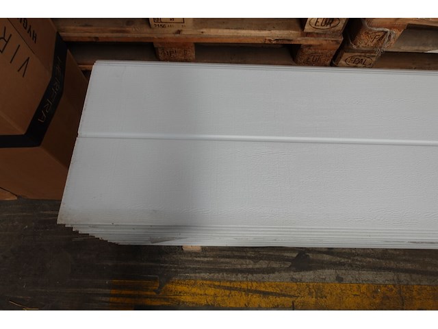 13x paneel voor garage poort (ongebruikt, 355cm lengte - 50cm breed - 4cm dik) - afbeelding 2 van  4