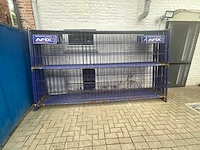 13x partij afix metalen bouwhekken / werfhekken - afbeelding 3 van  3