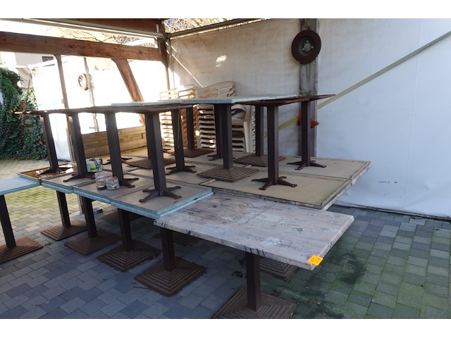 13x terrastafel - afbeelding 1 van  3