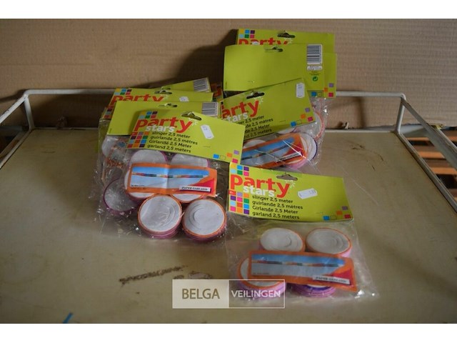 ±13x4st party slingers 2,5m - afbeelding 1 van  1