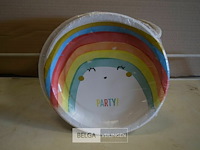 13x8st kartonnen bordjes ø23cm - afbeelding 1 van  2