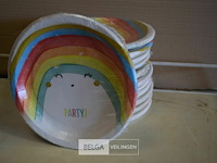 13x8st kartonnen bordjes ø23cm - afbeelding 2 van  2