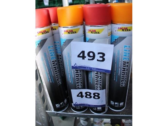 14 bussen lijnmarkeerverf color mark - afbeelding 1 van  2