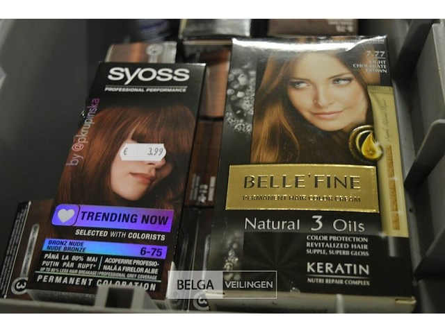 ±14 div kleuren haarverf en 4 kleurbeschermers - afbeelding 1 van  3