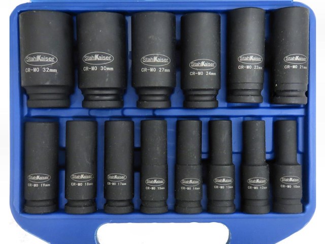 14 dlg lange krachtdoppenset 1/2" - afbeelding 2 van  3