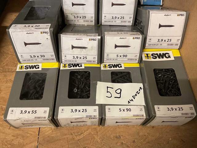 14 dozen gipsplaat schroeven - afbeelding 3 van  7