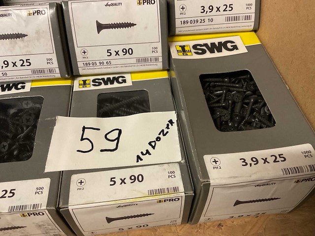 14 dozen gipsplaat schroeven - afbeelding 4 van  7