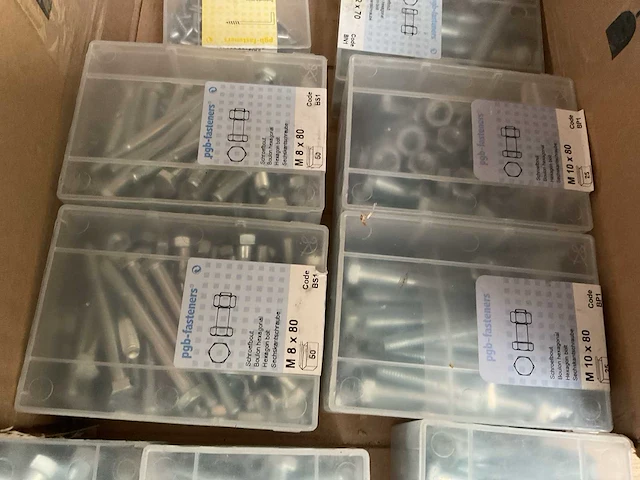 14 dozen hout bouten en moeren - afbeelding 3 van  6