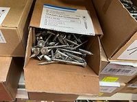 14 dozen hout schroeven en oogbouten - afbeelding 3 van  8