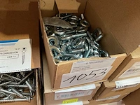14 dozen hout schroeven en oogbouten - afbeelding 4 van  8