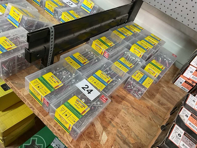 14 dozen hout schroeven met bits - afbeelding 1 van  6