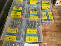 14 dozen hout schroeven met bits - afbeelding 4 van  6
