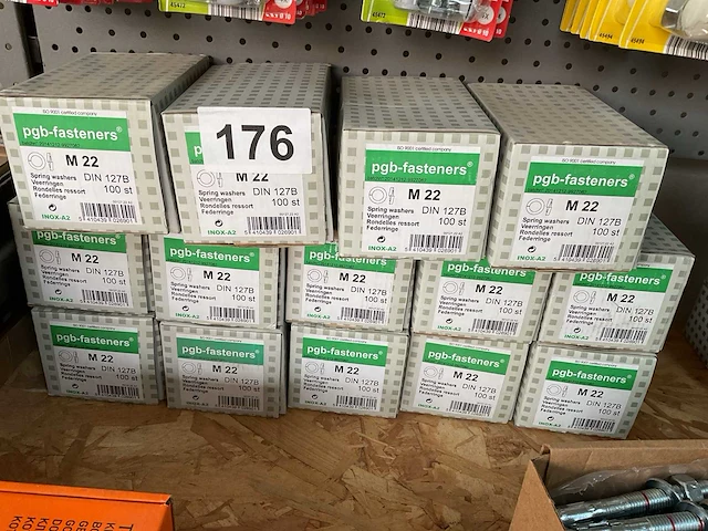 14 dozen inox veerringen m22 - afbeelding 1 van  4