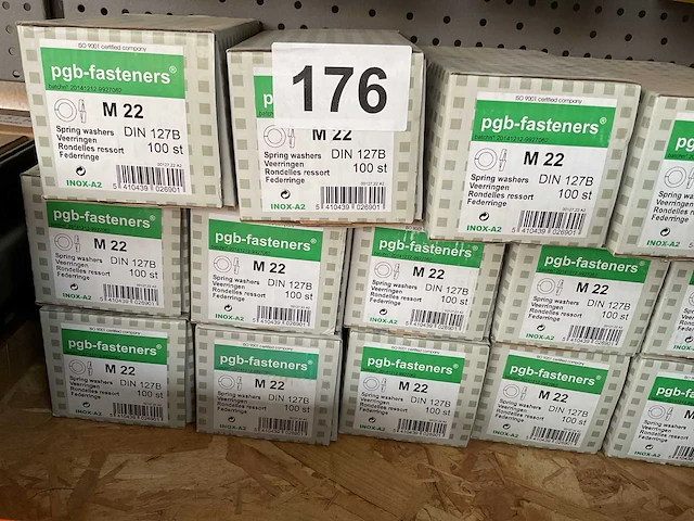 14 dozen inox veerringen m22 - afbeelding 2 van  4