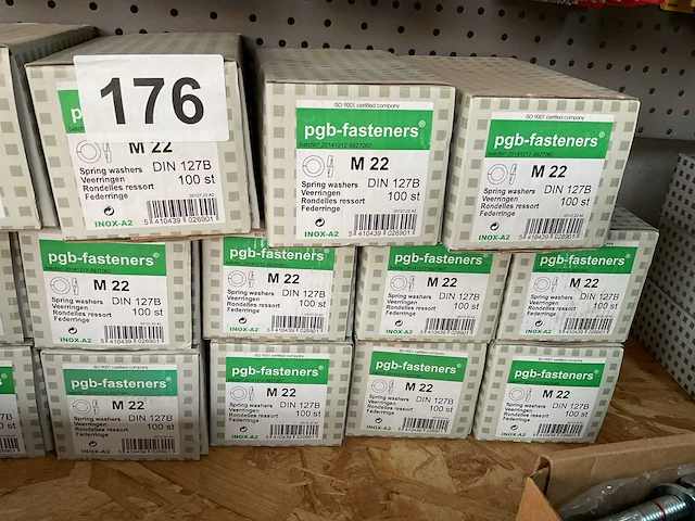 14 dozen inox veerringen m22 - afbeelding 3 van  4