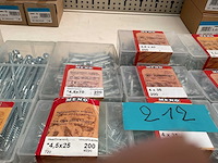 14 dozen spaanplaatschroeven met snijpunt - afbeelding 4 van  6