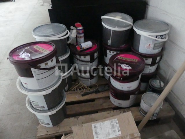 14 emmers van 10 liter witte muurverf - afbeelding 3 van  4