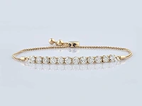 14 kt geelgouden armband met 2,12 cts natuurlijke diamant - afbeelding 1 van  7