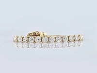14 kt geelgouden armband met 2,12 cts natuurlijke diamant - afbeelding 2 van  7