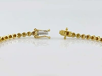 14 kt geelgouden armband met 2,93 cts laboratoriumgekweekte diamant - afbeelding 7 van  8