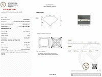 14 kt geelgouden armband met 3,0 cts laboratoriumgekweekte diamant - afbeelding 3 van  9