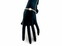 14 kt geelgouden armband met 3,0 cts laboratoriumgekweekte diamant - afbeelding 5 van  9