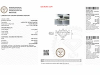 14 kt geelgouden oorbel met 2,77 cts laboratoriumgekweekte diamant - afbeelding 4 van  8