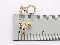 14 kt geelgouden oorbel met 2,77 cts laboratoriumgekweekte diamant - afbeelding 8 van  8