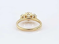 14 kt geelgouden ring met 2,11 cts laboratoriumgekweekte diamant - afbeelding 7 van  9
