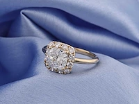 14 kt geelgouden ring met 2,70 cts laboratoriumgekweekte diamant - afbeelding 2 van  8