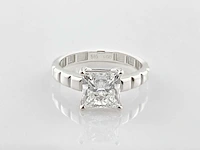 14 kt witgouden ring met 2,01 cts laboratoriumgekweekte diamant
