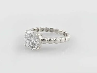 14 kt witgouden ring met 2,05 cts laboratoriumgekweekte diamant - afbeelding 3 van  10