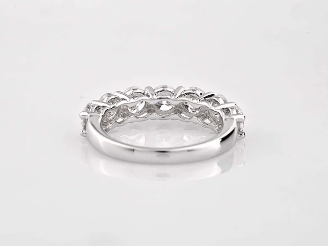 14 kt witgouden ring met 2,53 cts laboratoriumgekweekte diamant - afbeelding 6 van  8