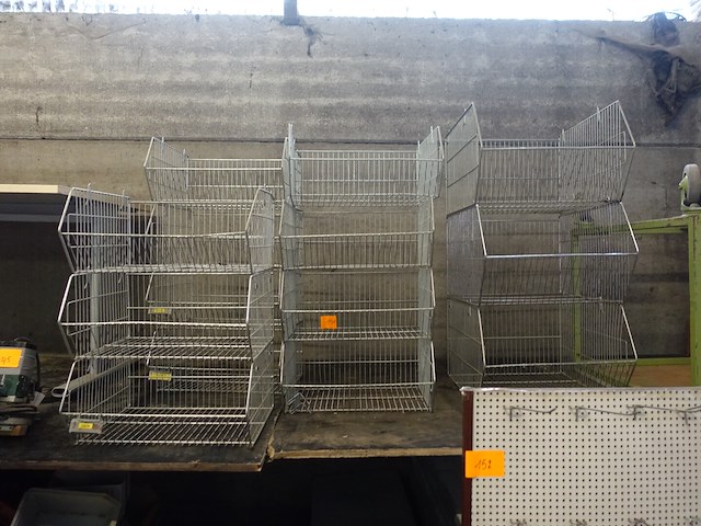 14 metalen draadmanden - afbeelding 1 van  4