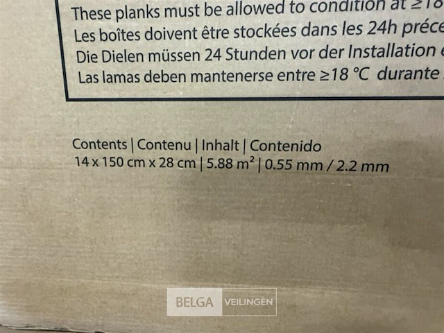 ± 14 pakken plak-pvc vloer - afbeelding 3 van  3