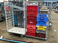 14 stapelkratten + 2 mobiele stapel containers - afbeelding 1 van  1