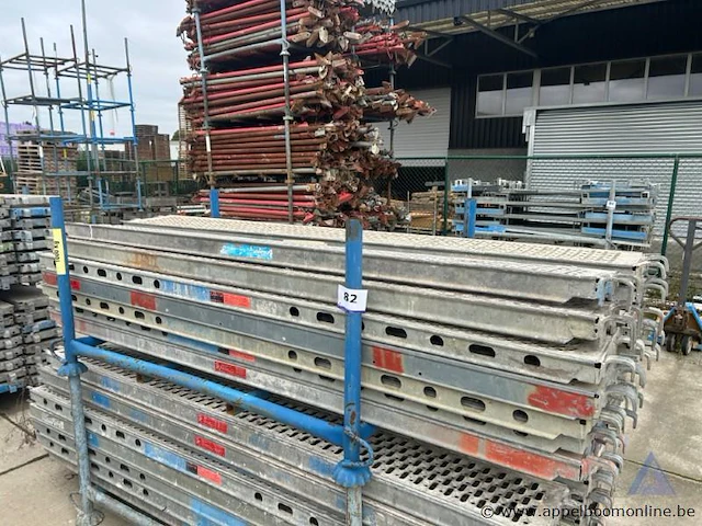 14 steigerplaten, afix, 2.57m, 6.0kn/m² - afbeelding 1 van  3