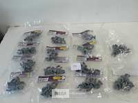 14 x beugel pvc 5 stuks voor buis 12mm - afbeelding 2 van  3
