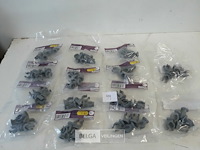 14 x beugel pvc 5 stuks voor buis 12mm - afbeelding 2 van  3