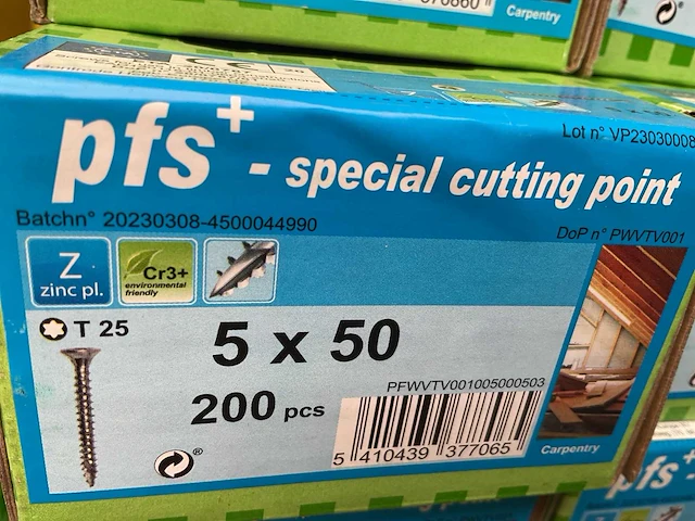 14 x dozen hardhout schroeven - afbeelding 2 van  6