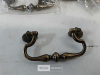 14 x greep zamak verbronsd 64 mm - afbeelding 3 van  3