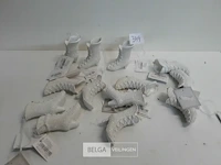 14 x hangdeco laars wit 8 cm - afbeelding 2 van  3