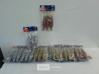14 x hangdeco traan 3 stuks mix kleuren