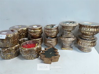 14 x kaars in potje mix - afbeelding 3 van  3